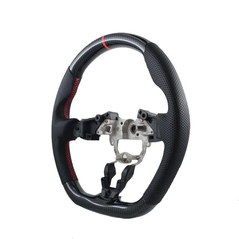 Carbon Fiber Steering Wheel For Mazda MX-5 MX5 USA Version 2015-2024 Perforated Leather Racing Steering Wheel