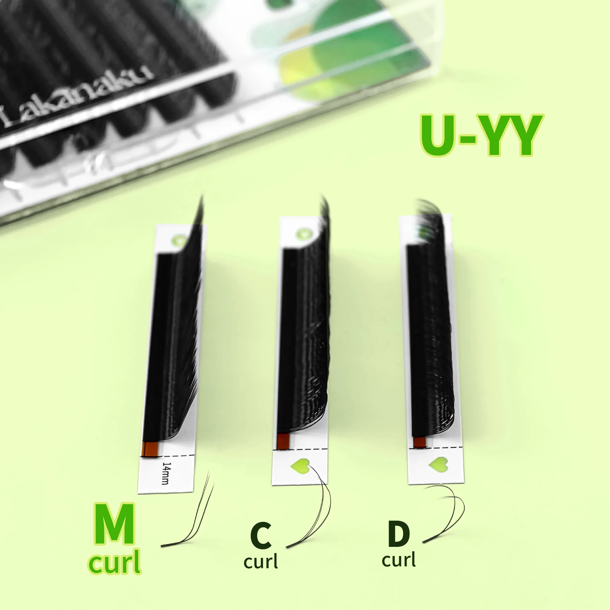

1D 2D U YY Lashes Extensions All Size Premium Y Shape Eyelashes Cilios Y