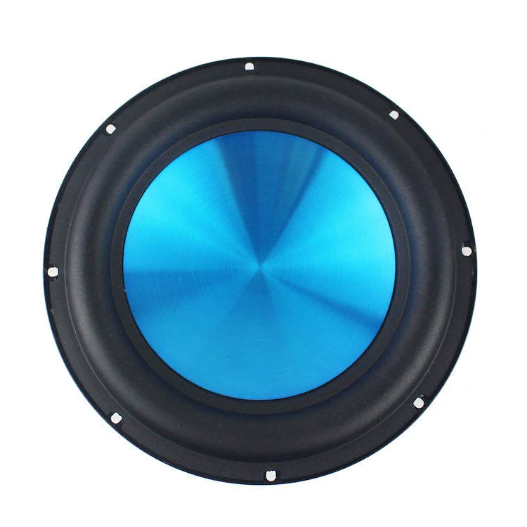 Car Audio 10 Inch Subwoofer 120W RMS Iron Basket Single Coil Blue