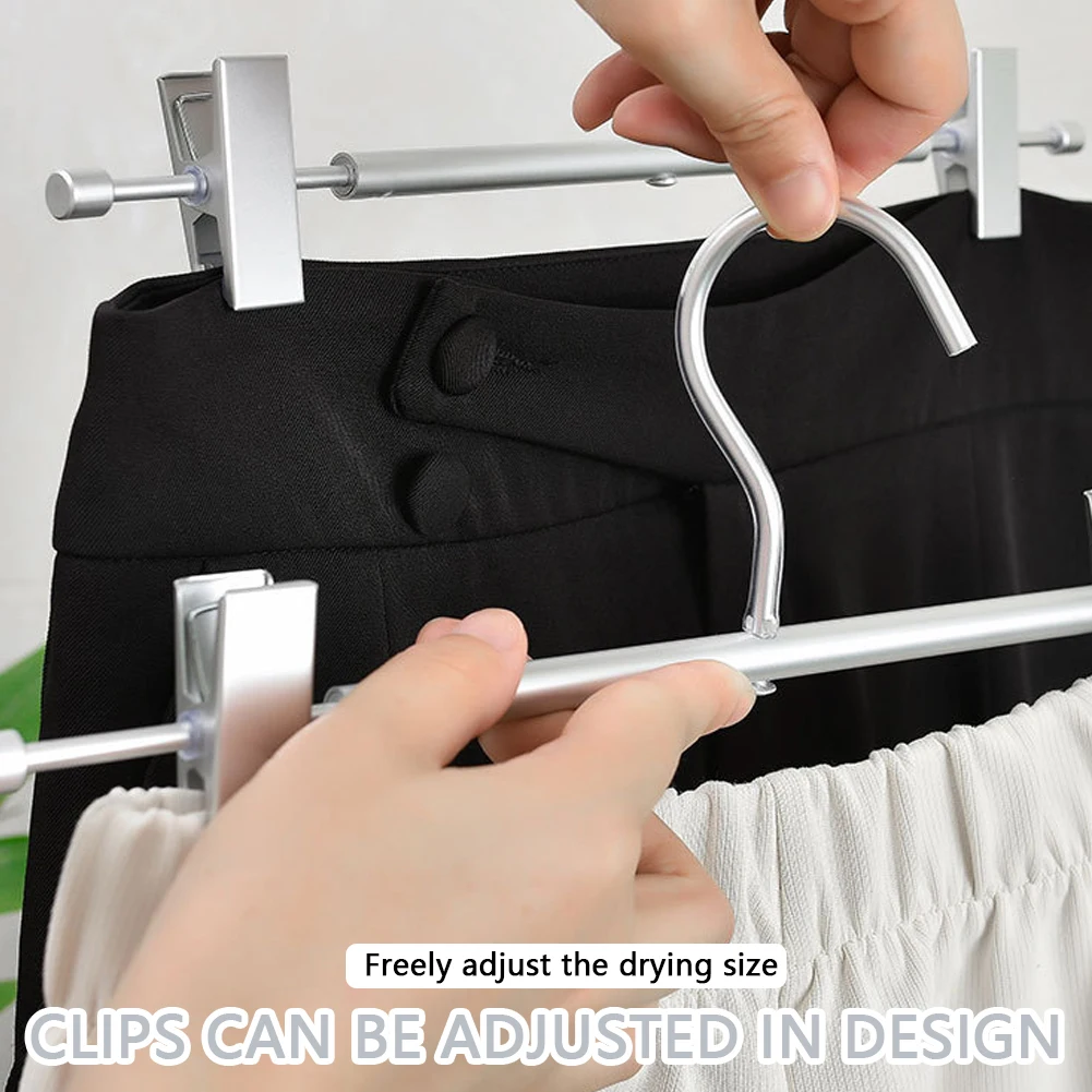 Multi-Functional Metal Storage Pants Rack Wear Resistant Clothes Storage Rack For Wardrobe