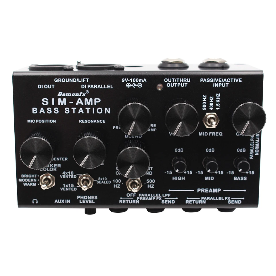 High Quality Demonfx SIM-AMP Simplifier Bass Station | Preamp