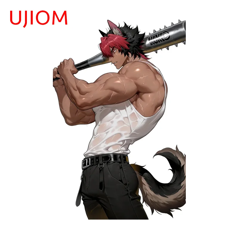 UJIOM Komano Manato Zenless Zone Zero Wall Sticker Enchanting Waterproof Decal Suitable For Cupboard Vestibulec Decoration