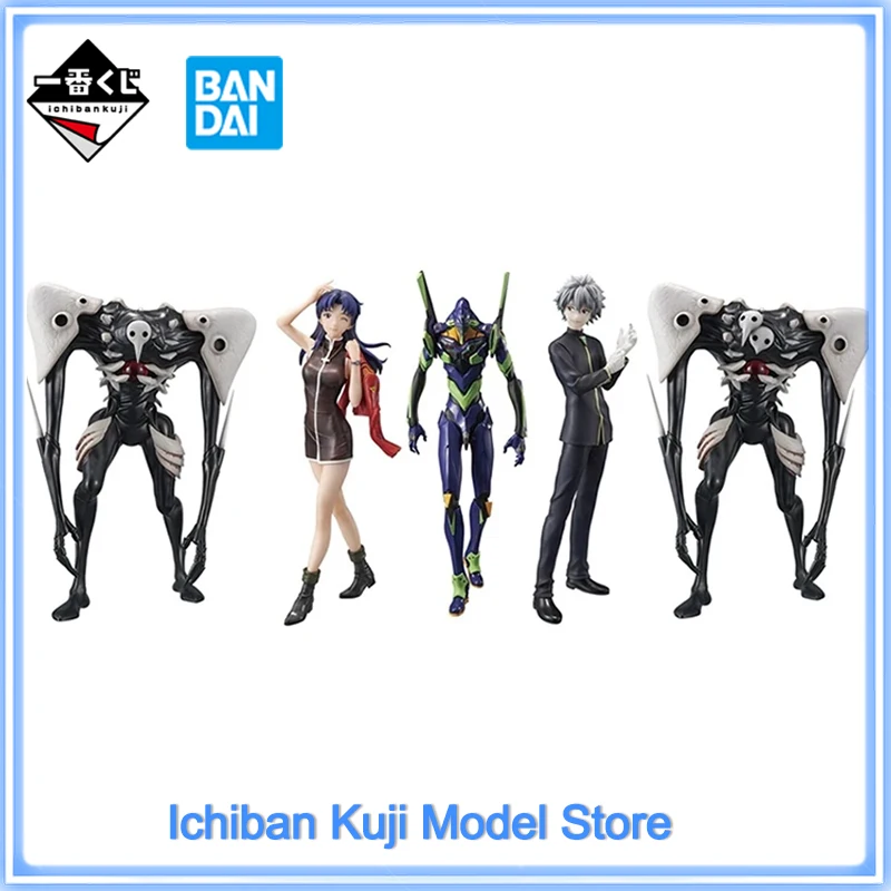 In Stock Original Bandai Ichibansho Kuji Evangelion Angel Apostles Invasion Action Figures Boxed Collectible Action Model Toys