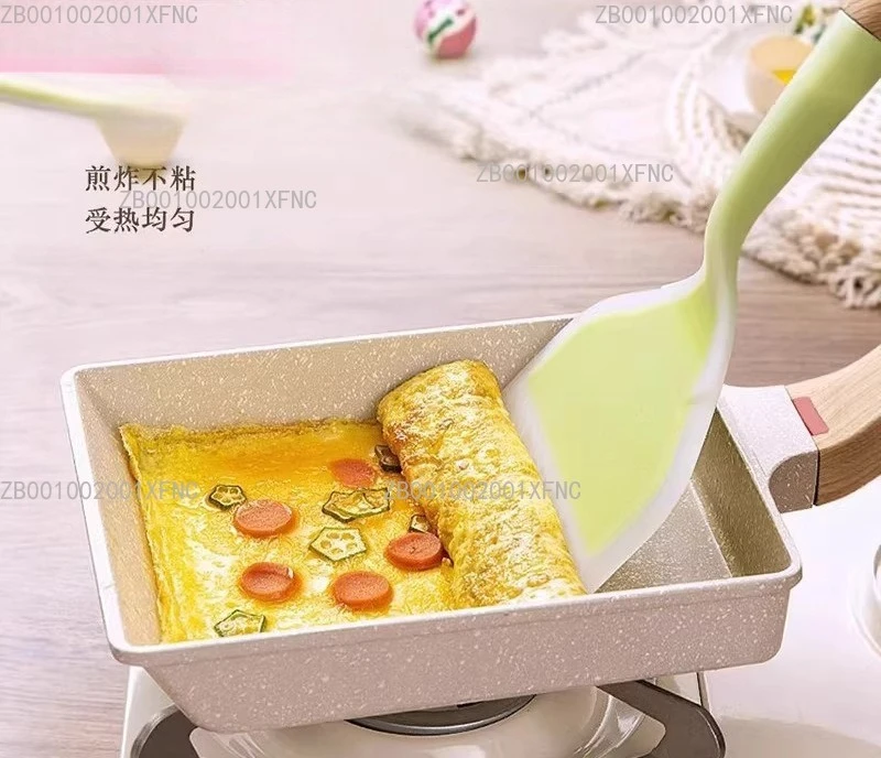 Maifan Stone Non-Stick Japanese Omelette Pan for Home Breakfast Egg Steak Cooking