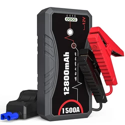Super Capacity Car Jump Starter 12800mAh Portable Automotive Power Bank 12V Battery Charge Booster with Multiple USB Devices