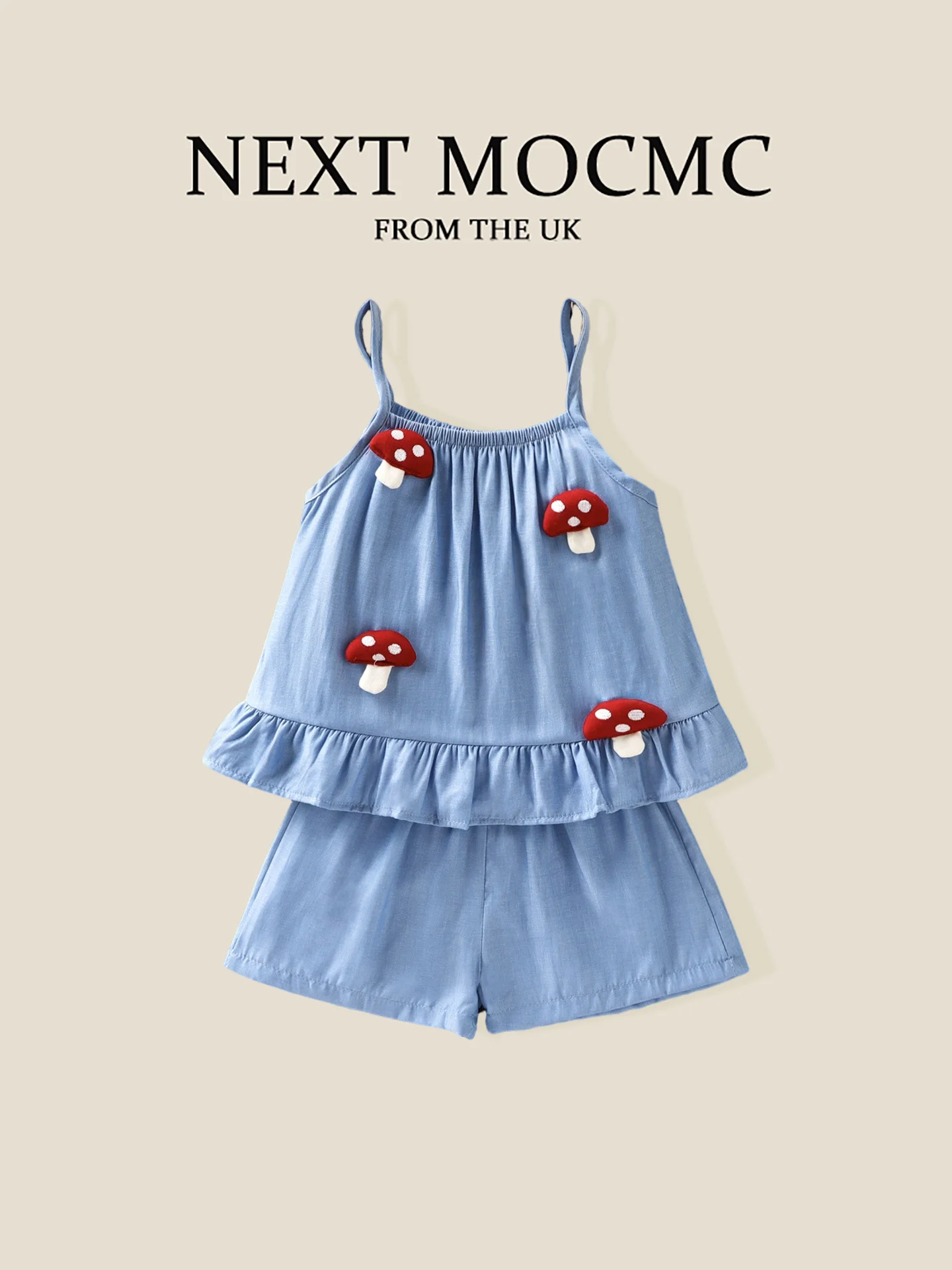 fashionable-mushroom-denim-strap-shorts-set-summer-outfit-for-one-year-old-girls-cute-baby-girl-clothing-breathable-mosquito