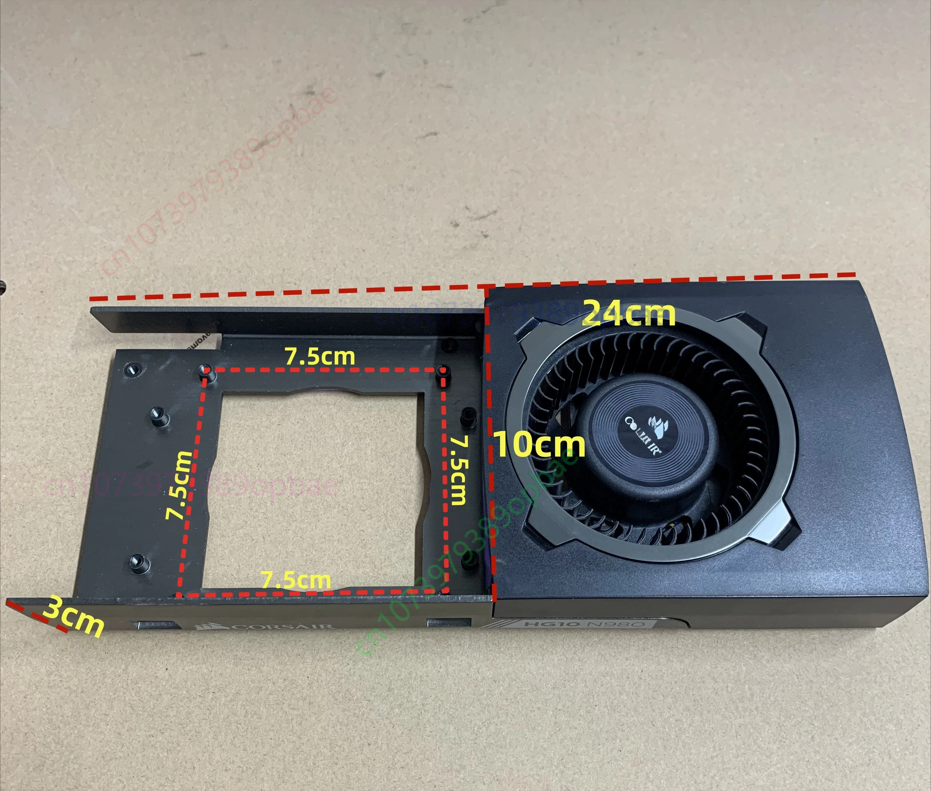 24CM Graphics Card Water Cooling Mod Radiator for CORSAIR HG10 N980 GPU Liquid Cooling Conversion Heatsink Cooling Accessories