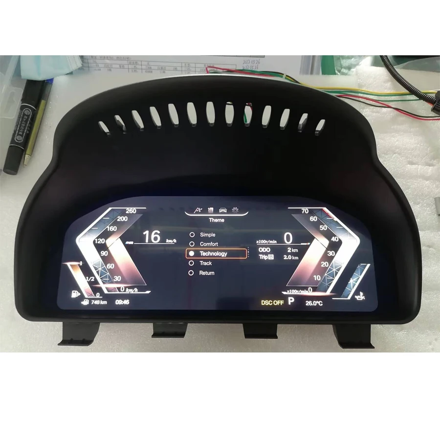 12.3\'\'Digital Cockpit Instrument Cluster For BMW F01 F02 F06 F07 F10 F11 F12 F15 F16 F25 F26 X3/X4/X5/X6 Dashboard Speedometer