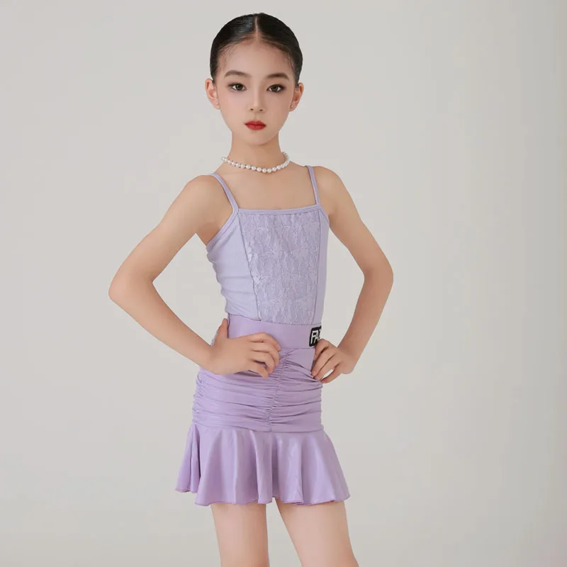 Nowe style dziewczęcych strojów do tańca latynoamerykańskiego, harmonogramy treningów dla dzieci, stroje na występy i letnie stroje treningowe, taniec cha-cha.