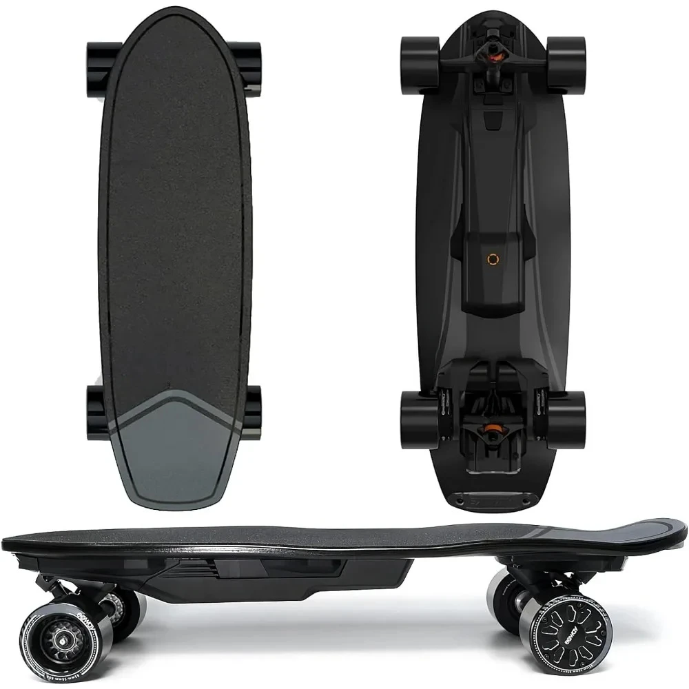 

Electric Skateboard with Remote, Top Speed of 23 Mph, Quick-Swap Battery, 440 LBS Max Load, IP55 Waterproof,for Adults & Teens