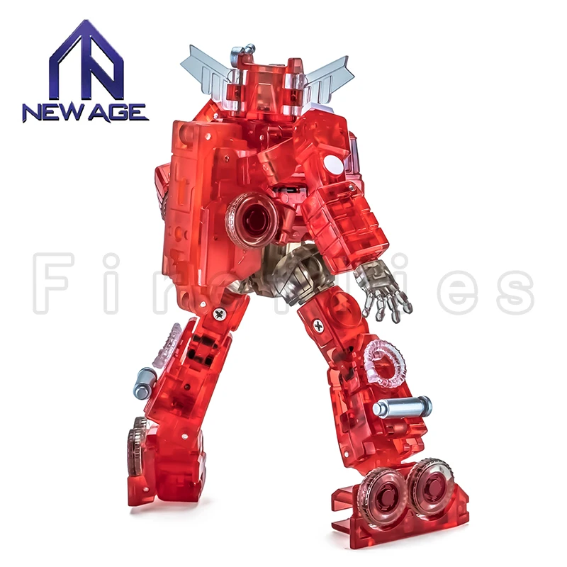 9.8ซม.NEWAGE NA Transformation หุ่นยนต์ตุ๊กตาขยับแขนขาได้ H46T Backdraft อะนิเมะรุ่นของเล่นสำหรับของขวัญ Gratis Ongkir