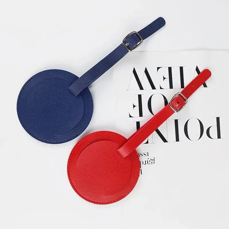 

Прекрасные круглые багажные бирки для женщин и мужчин, дорожные аксессуары, чемодан, багажные карты, именные бирки для рюкзаков, сумок