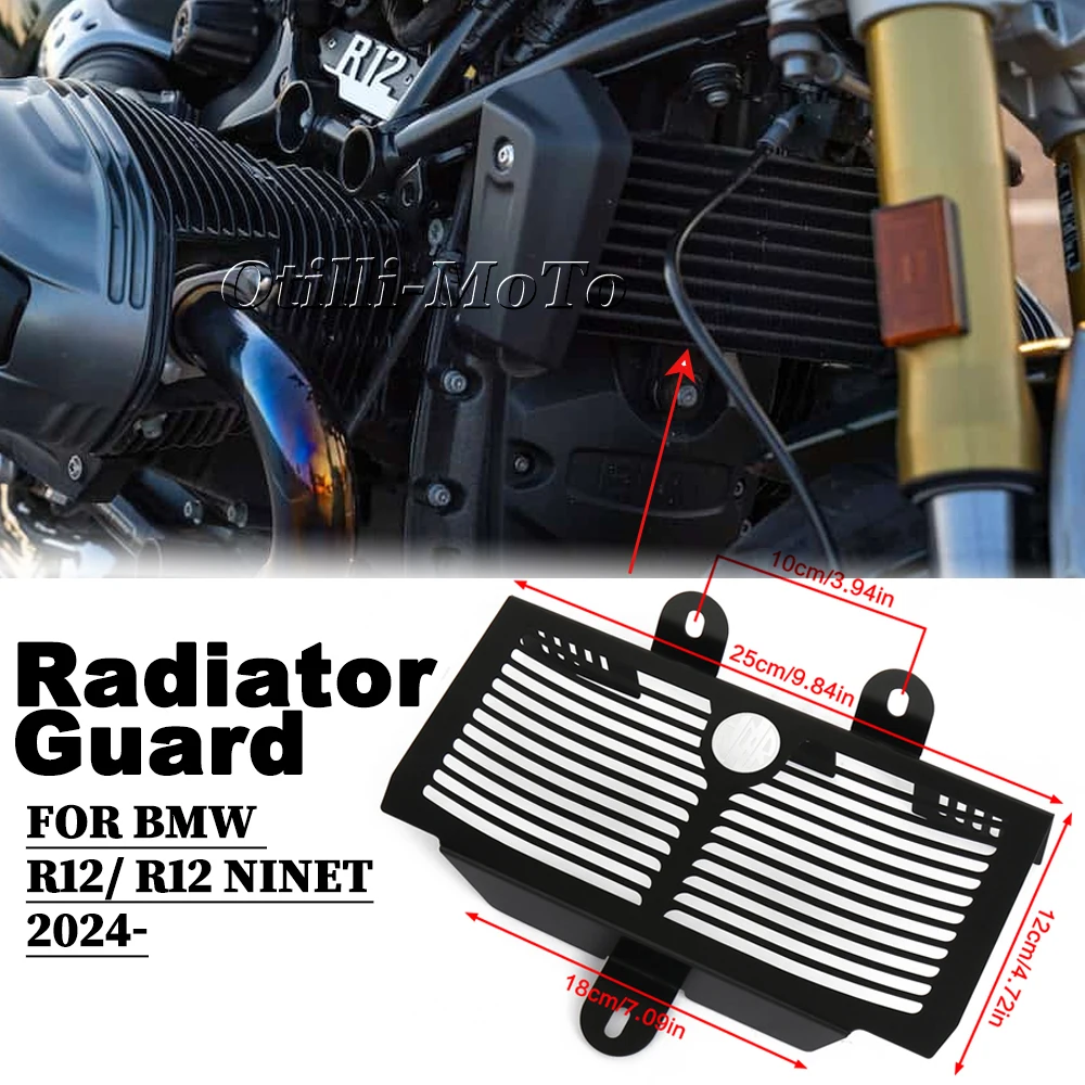 

Для BMW R12 r12 NineT NINET 2024 2025 аксессуары для мотоциклов алюминиевая защита радиатора защита масляного радиатора