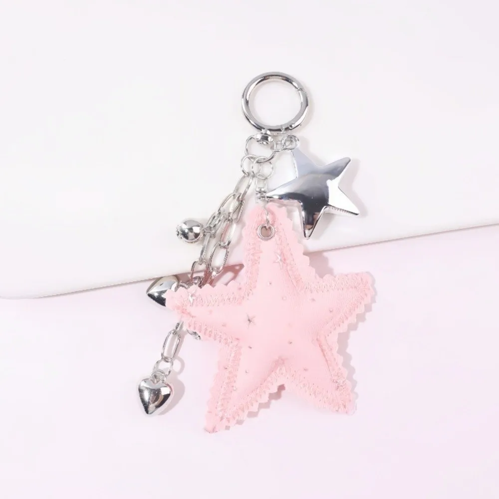 Kawaii Colorful Star Star Phone Pendants Tassel Hanging Charm Star Bag Pendants Multifunctional Bag Accessories For Girl