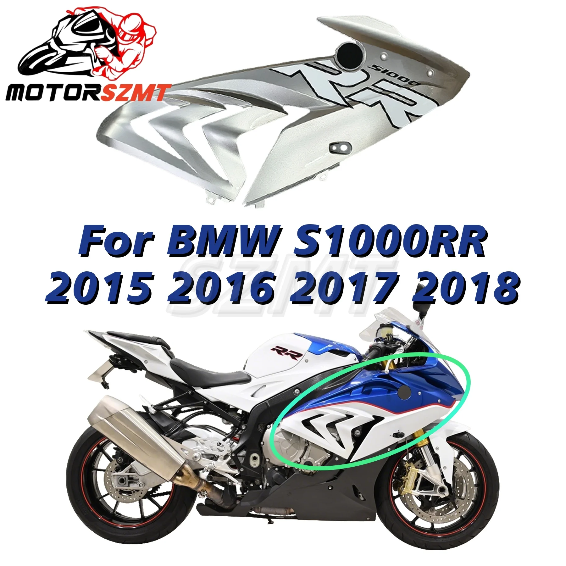 

Motorcycle Accessories Pure Carbon Painted look Small Winglet Right Side Panels Fairing Parts Kits For BMW M1000RR S1000RR 2015-