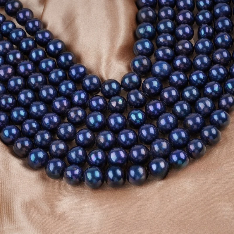 

Charming 11-13mm Natural Black Round Pearl Natural Pearl DIY Jewelry Wedding Gifts
