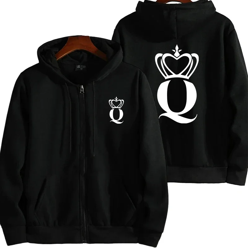 

Новинка 2023 года, женский кардиган на молнии, толстовка с капюшоном и принтом, модная повседневная верхняя одежда для бега, женское универсальное спортивное пальто