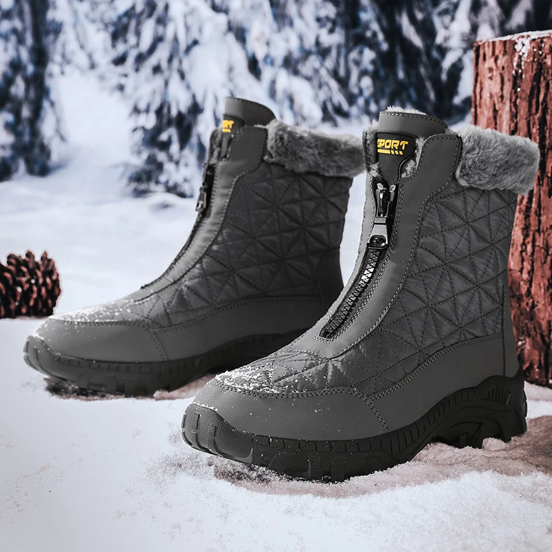 

Outdoor Mountaineering Work Boots for Men: 2025 New Big Yellow Boots, High-Top Height-Increasing British Style Durable Work Shoe