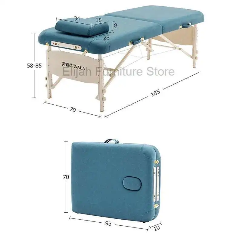 Mesa dobrável cama portátil maca móveis estética beleza chicote luxo cosmetologia sofá maca portatil massagem cosméticos jgy