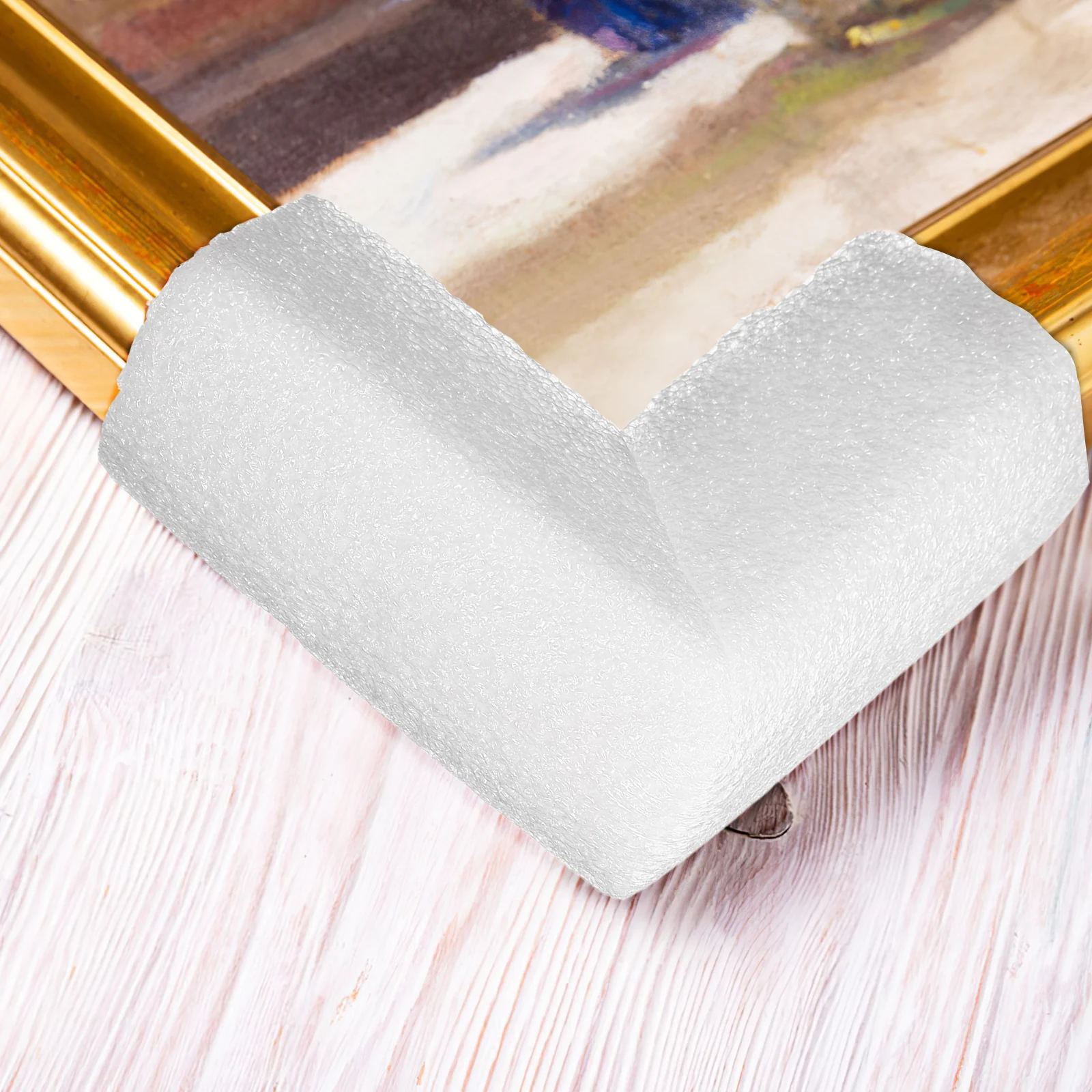 24pcs Foam Guards White Cushioning Protection Pearl Cotton Packaging Moving Furniture Shipping Universal Fit Lightweight Carton