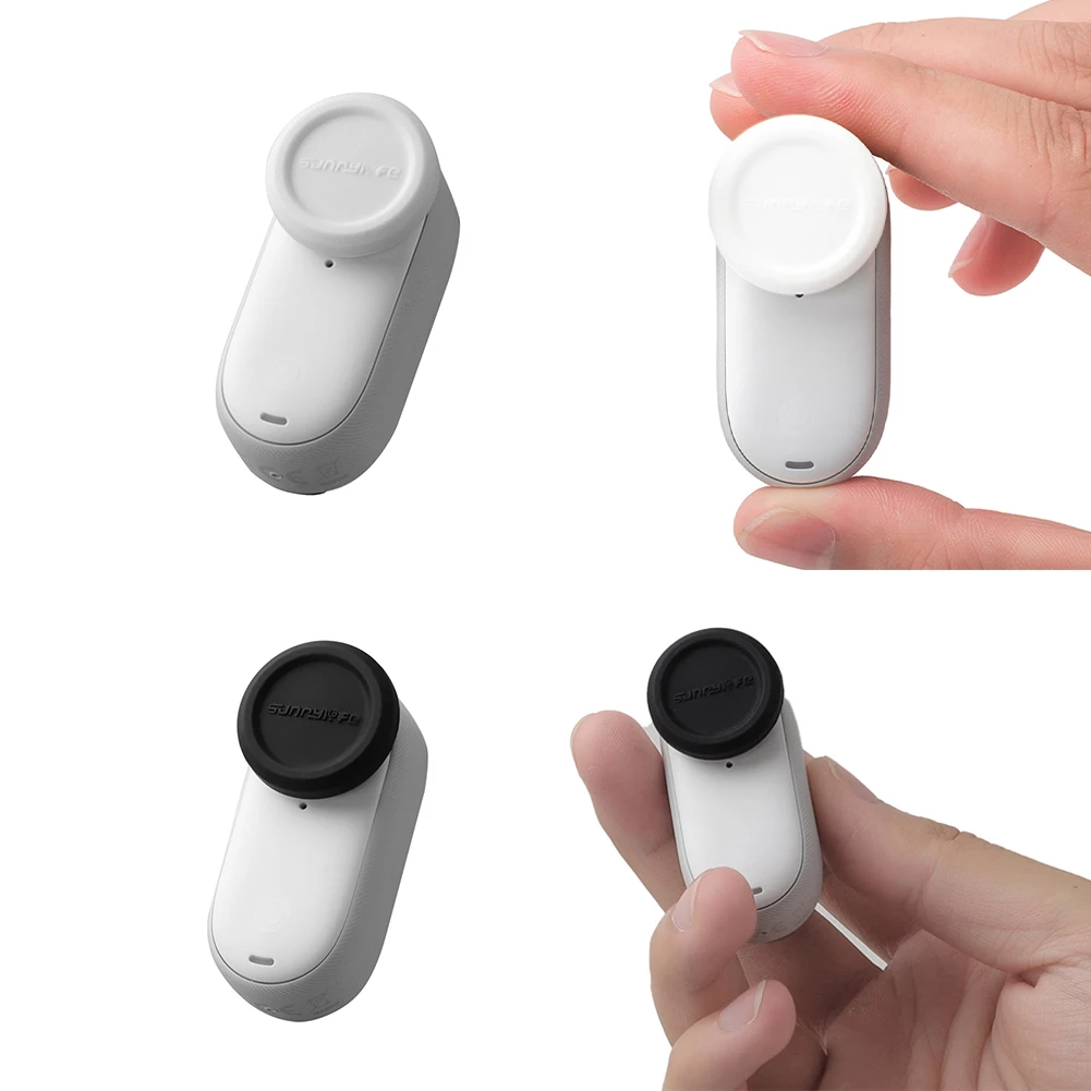 

For Insta360 GO 3S Silicone Lens Cover Len Cap Scratchproof Lens Protective Cap Dirt-Resistant Lens Protector Camera Accessories