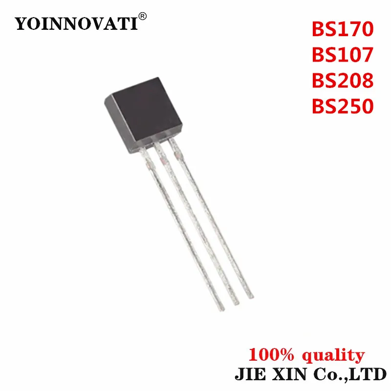 10PCS BS170 92 module TO92 BS107 BS107A BS250 BS208 new triode transistor module Wholesale