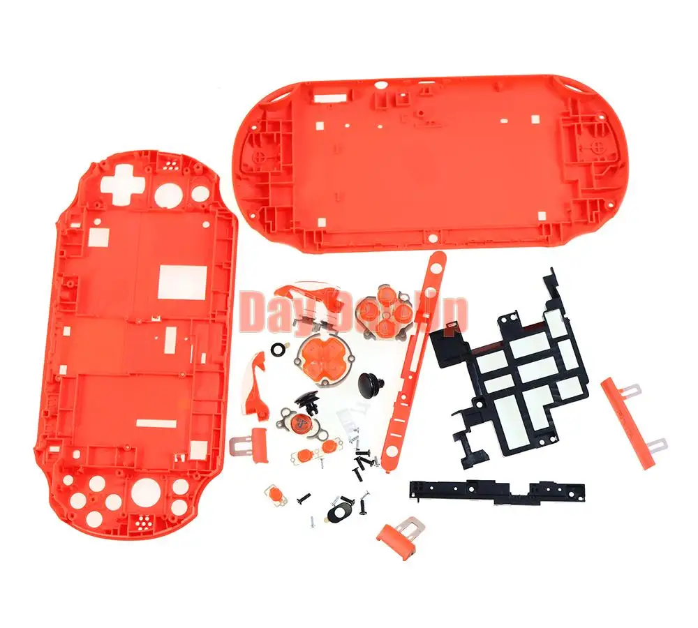 1ชุดทั้งชุดสำหรับ PS Vita 2000 PSV2000ด้านหน้าด้านหลังสำหรับ PSVITA2000 PSV 2000กรณีที่อยู่อาศัย