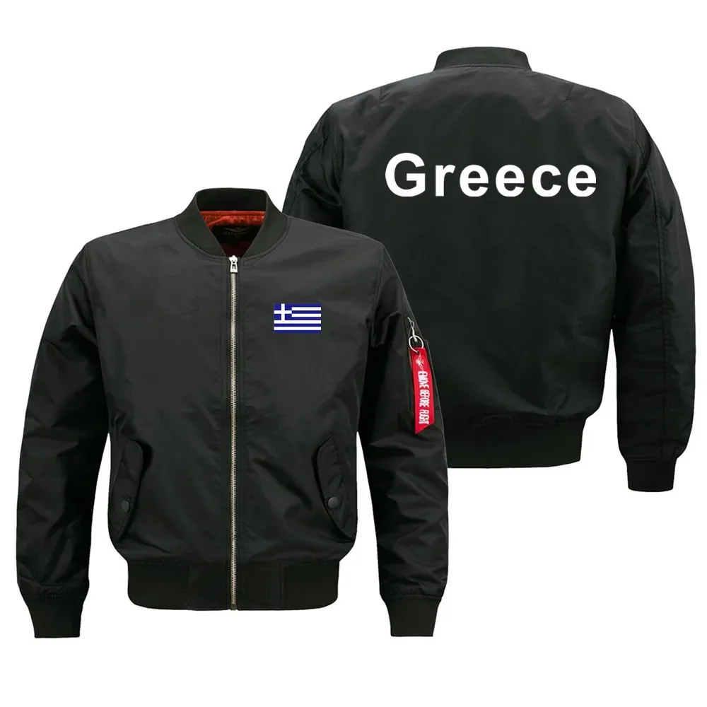 

MA1 Pilot Bomber Jacket Men's Autumn and Winter Thickened Baseball Suit Casual Coat Greece Men's Military Windproof Jacket