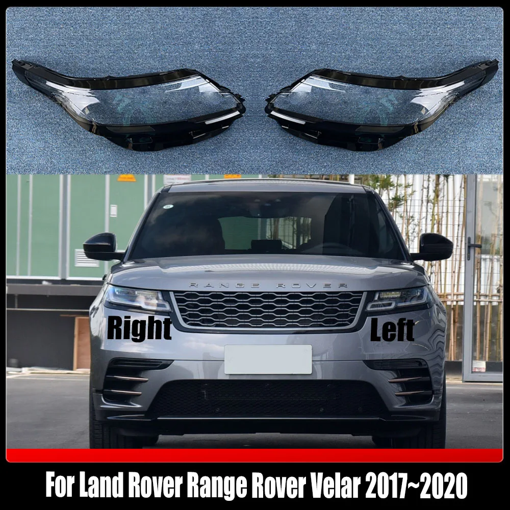 

Headlight Cover Lamp Shade Transparent Lampshade Headlamp Shell Lens Plexiglass For Land Rover Range Rover Velar 2017~2020