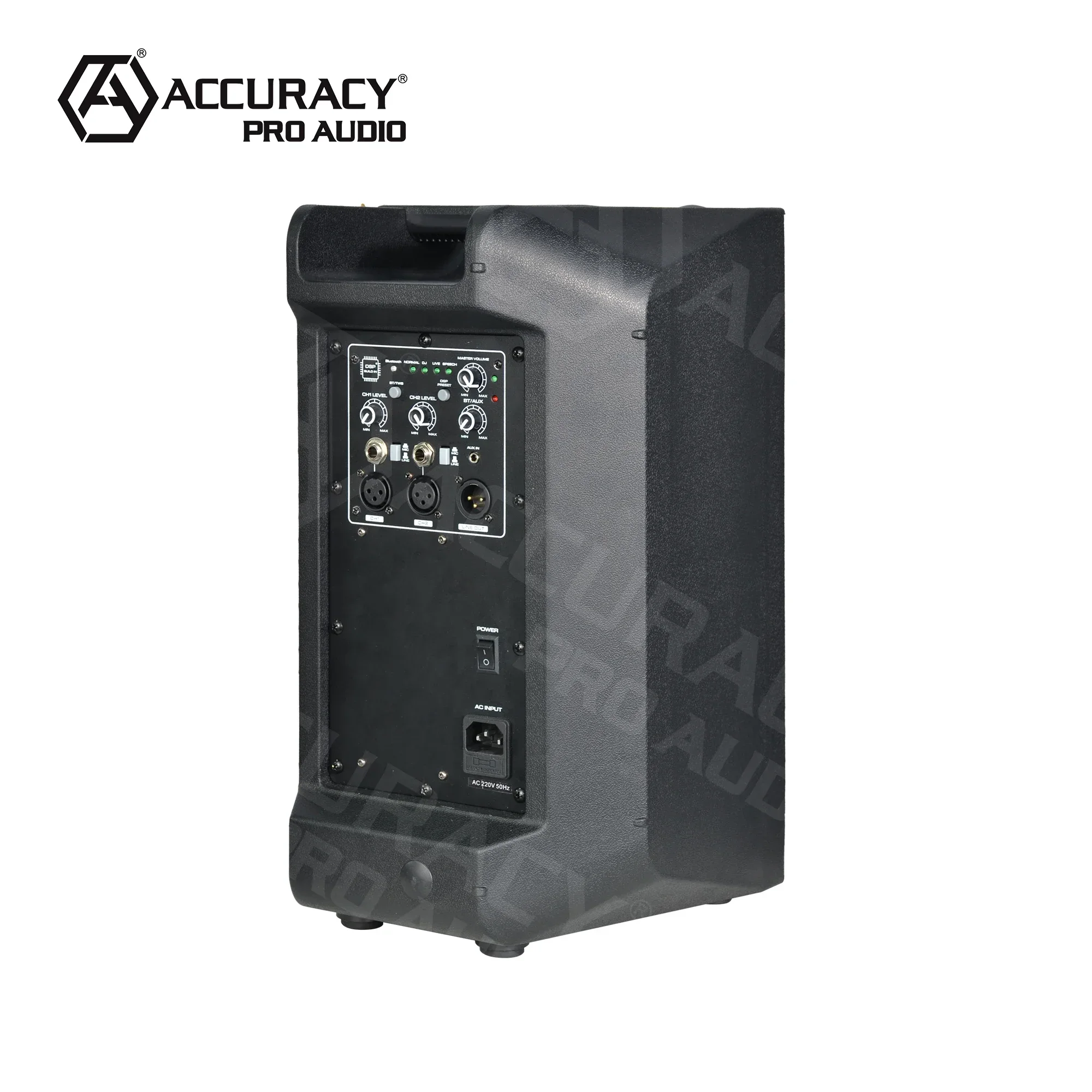 

NEW RQSONIC CAU08D7 200W 8 inch dj party karaoke plastic power Active portable speaker box 8