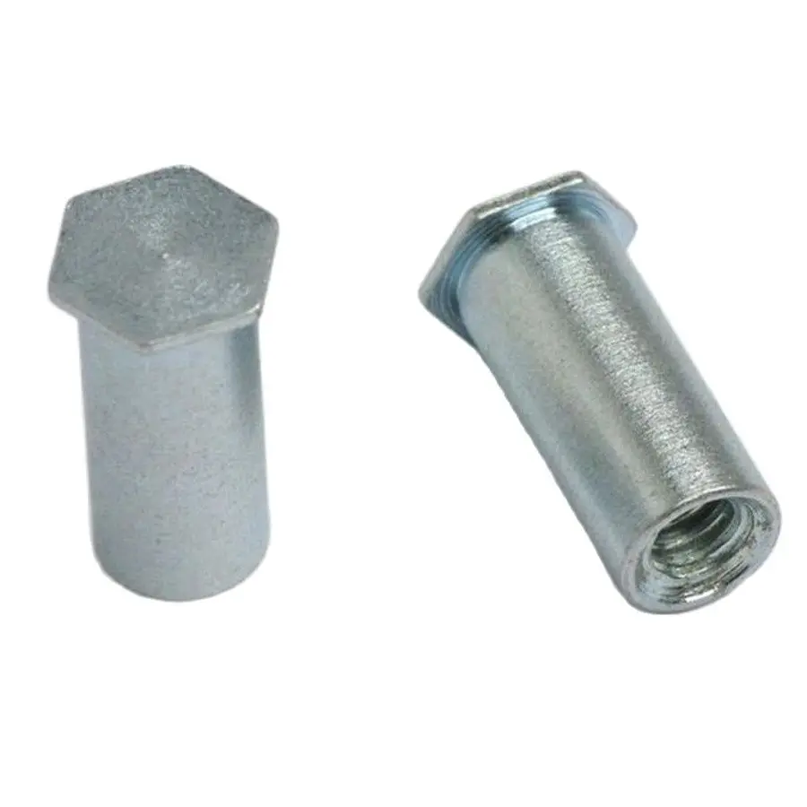 200pcs M3 BSO Zinc Plated Steel Self Clinching Blind Standoffs Nut Kit for Electronics And Manufacturing