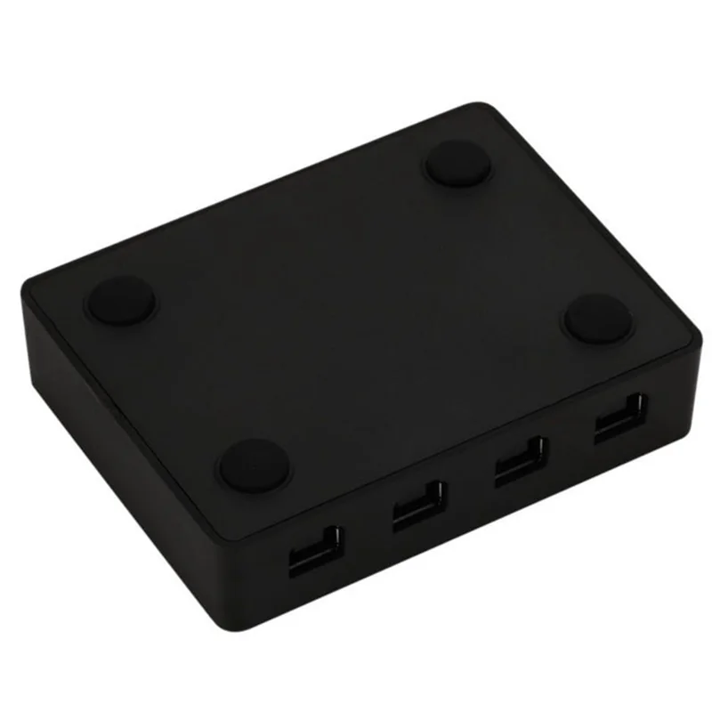 

USB2.0 двунаправленный межконвертируемый KVM-переключатель 4-полосный компьютерный хост-ноутбук USB-принтер сканер коробка