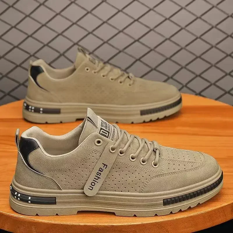 

Mens Casual Shoes Fashion Breathable Outdoor Comfortable Men Vulcanize Shoes Versatile Non-slip Wear-Resistant Man Walking Shoes