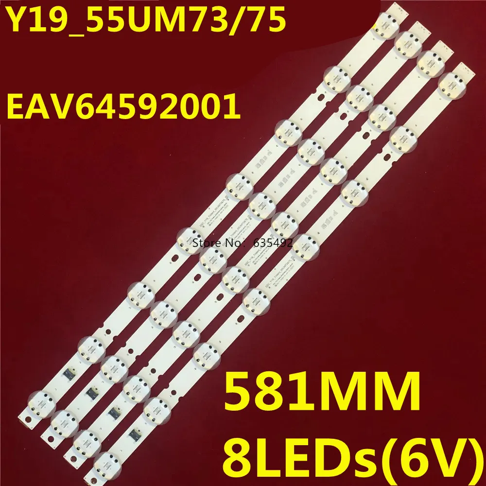 

New 10set LED Backlight Strip For 55UM73/75 EAV64592001 55UM7300 55UM7340 55UM7400 55UM7450 55UM7470 55UM7510 55UM7520 HC550DQG