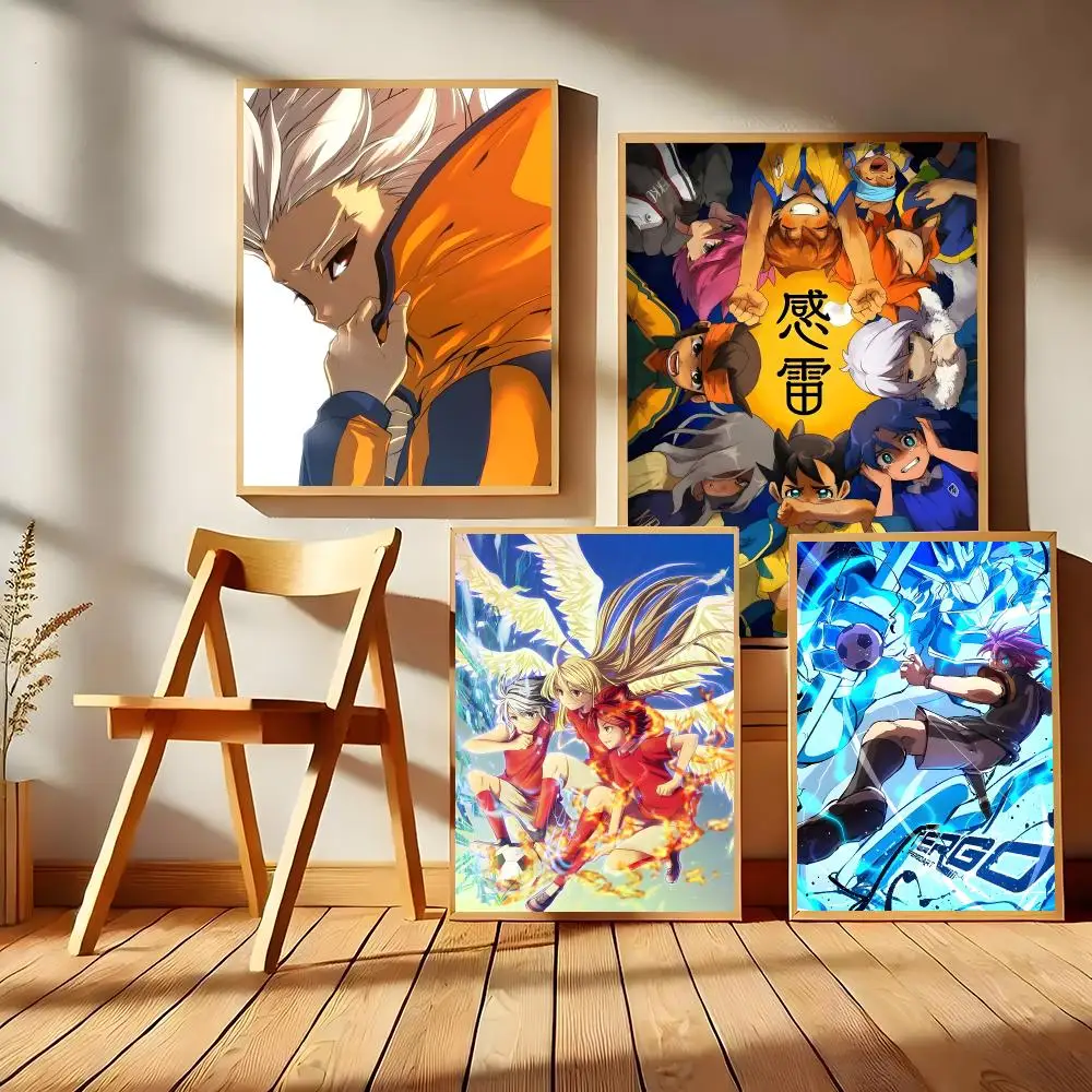 Axel Blaze Firestorm Inazuma Eleven Anime Poster Matte Self-Adhesive Wall Art Print Living Room Bedroom Home Decor