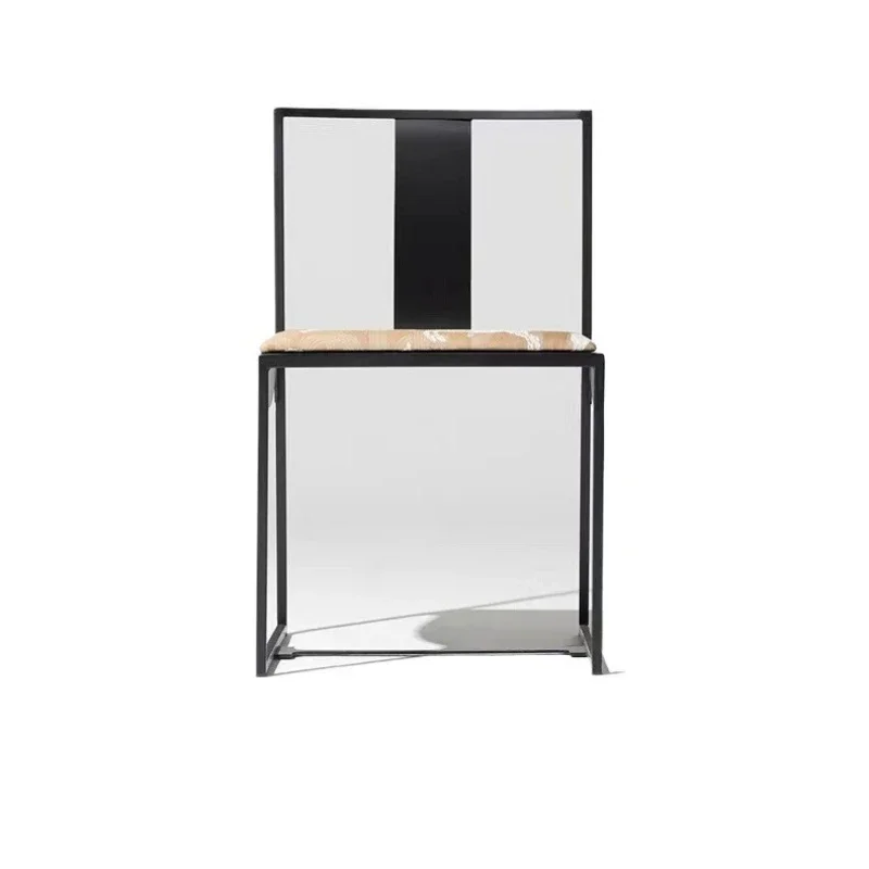 

Royal Horse Embroidery Cushion Single Chair New Chinese Taishi