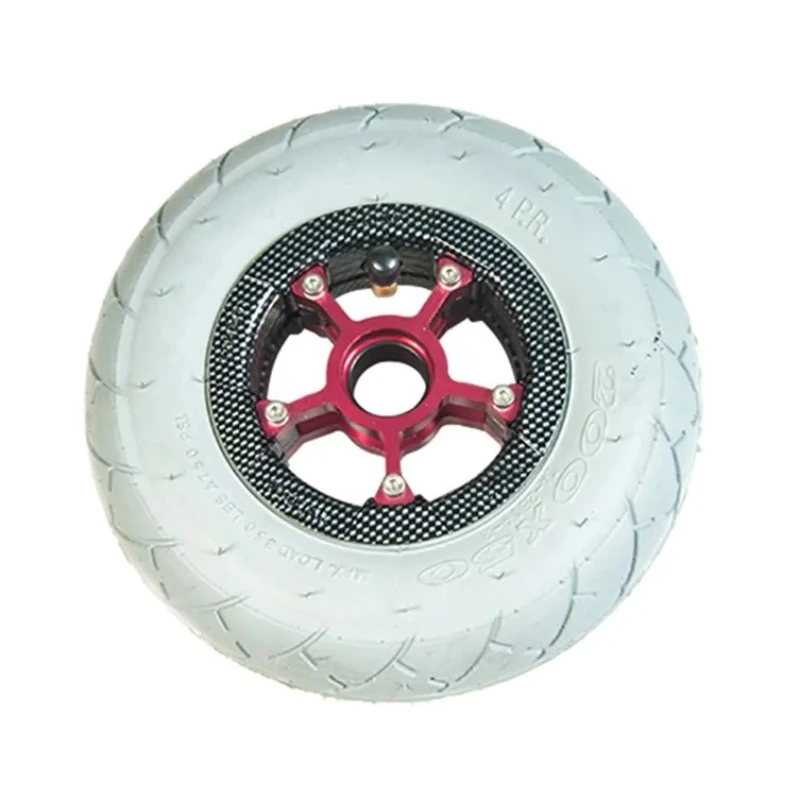 

8 inch 200X50 inflatable five-star alloy spoke wheel hub mountain skateboard electric scooter wear-resistant inflatable wheel