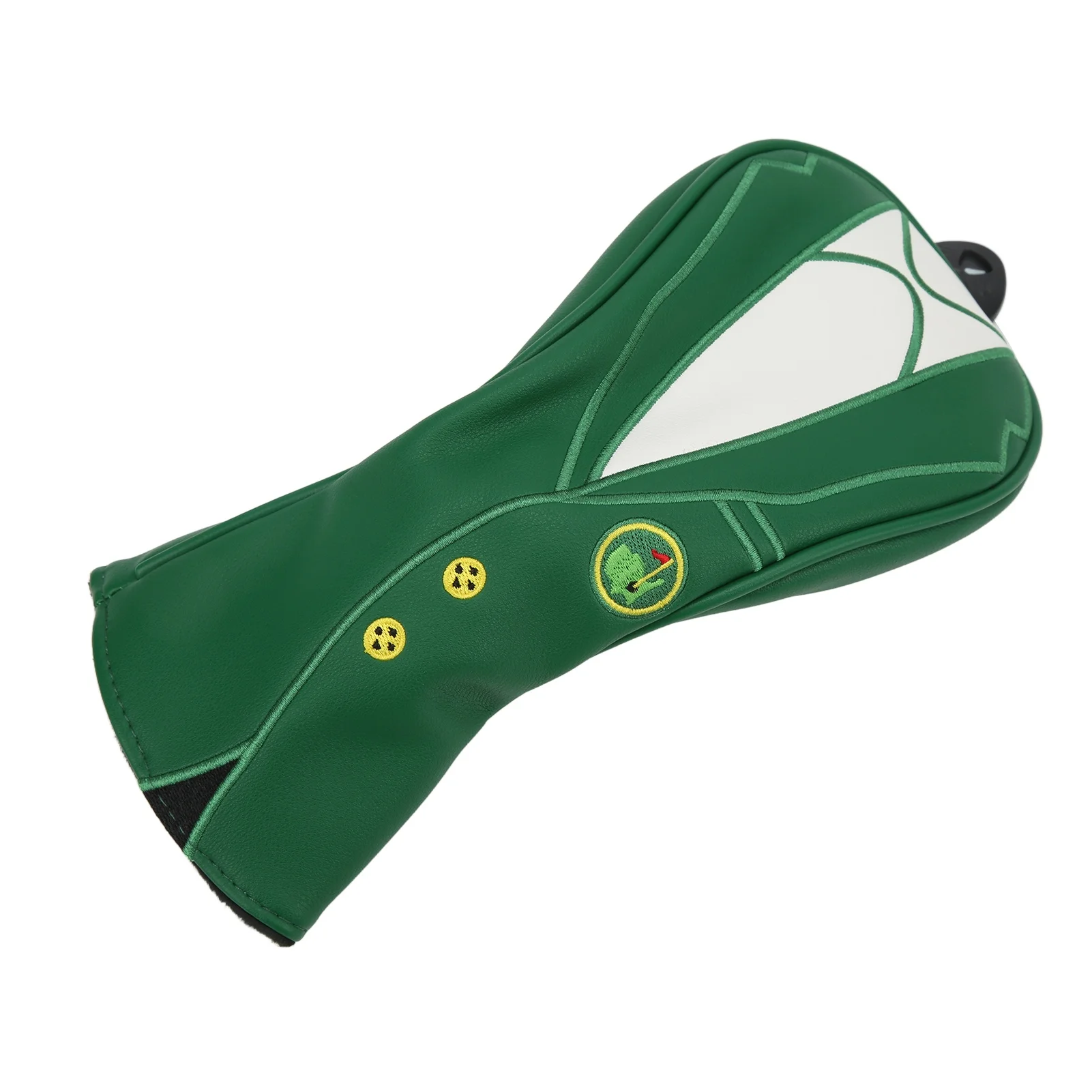 Golf Head Cover PU Leather Elastic Neckline Soft Thick Lining Rainproof Sunscreen Hybrid Head Cover