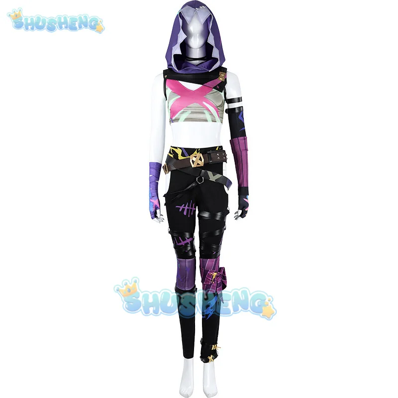 LoL Arcane 2 Jinx Cosplay disfraz uniforme Halloween carnaval fiesta Navidad juego ropa de rol Shusheng