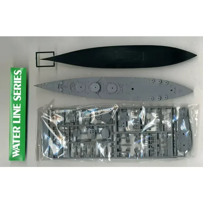 TAMIYA 77502 Serie Waterline Corazzata Britannica Rodney 1/700 Militare Assemblato Modello in Scala Kit Giocattolo Fai da Te, Collezione Regalo