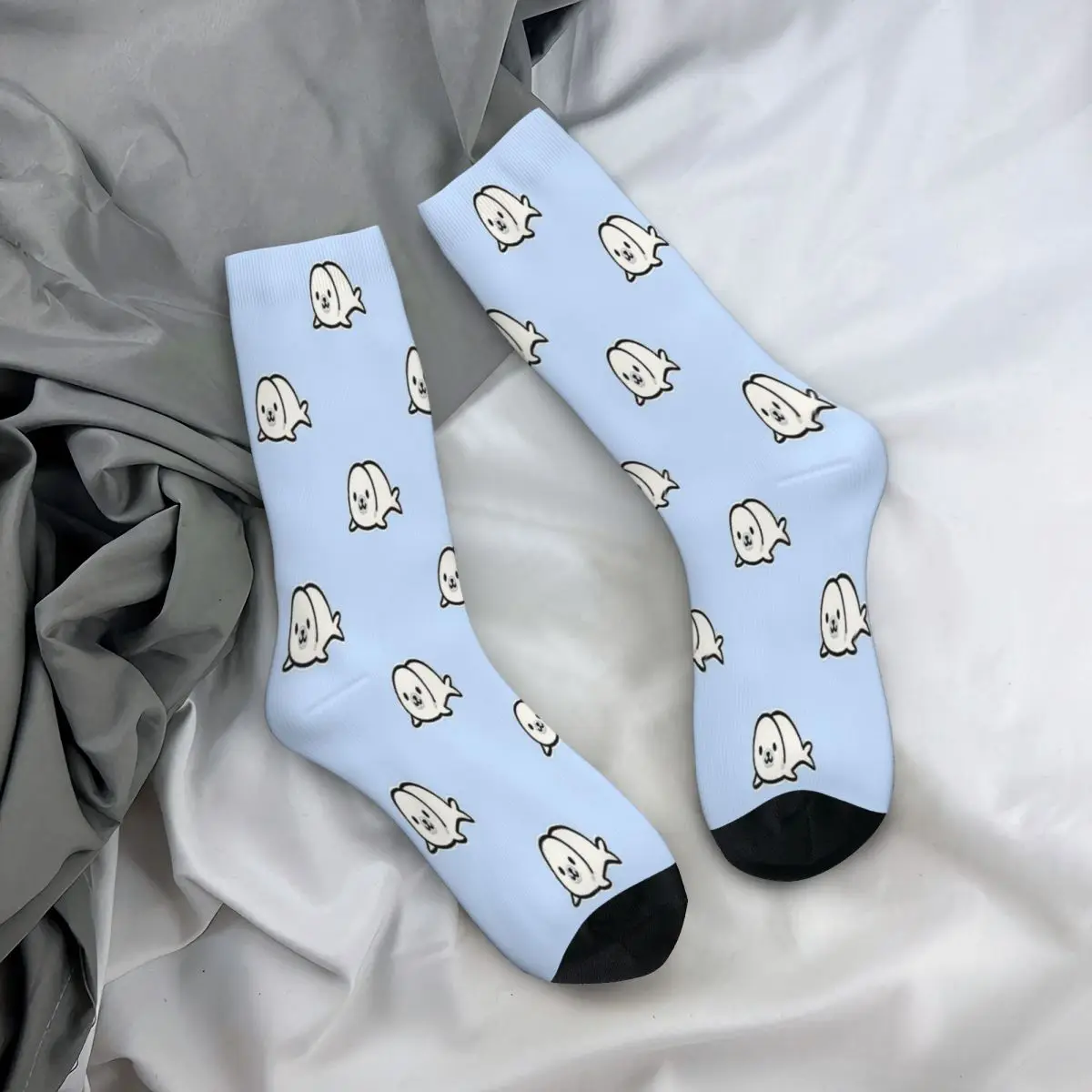 Seal Chibi-Mini Calcetines para hombre y mujer, medias de otoño, Hip Hop