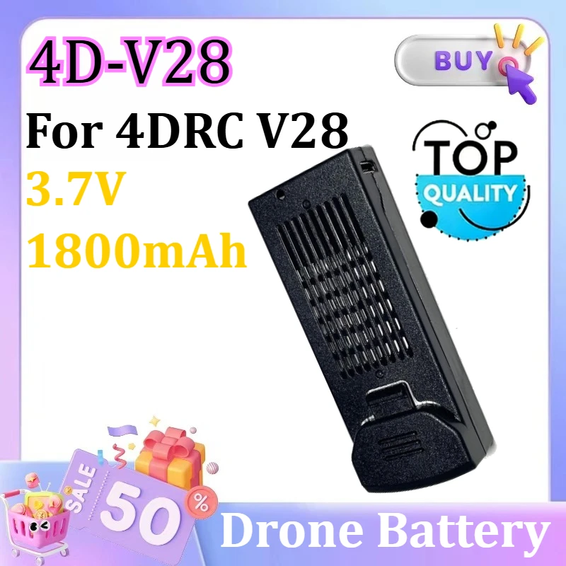 

4D-V28 4DRC V28 RC Drone Battery 3.7V 1800mAh Battery/Propeller/USB for 4DRC V28 Drone Accessories 4D-V28 Dron Battery Blades To