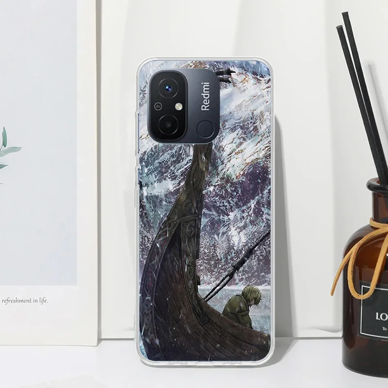 Vinland Saga Phone Case For Xiaomi Redmi 12C 12 10C 10A 10 9C 9A 9T 9 8A 8 7A 7 6A 6 Pro K70 K40 K20 Fundas Back Cover