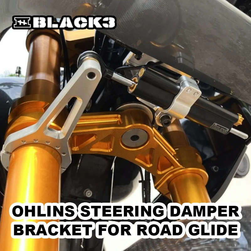 Motorcycle Suspension Parts Steering Damper Bracket Front Forks 54mm/58mm/49mm Made Durable Aluminium