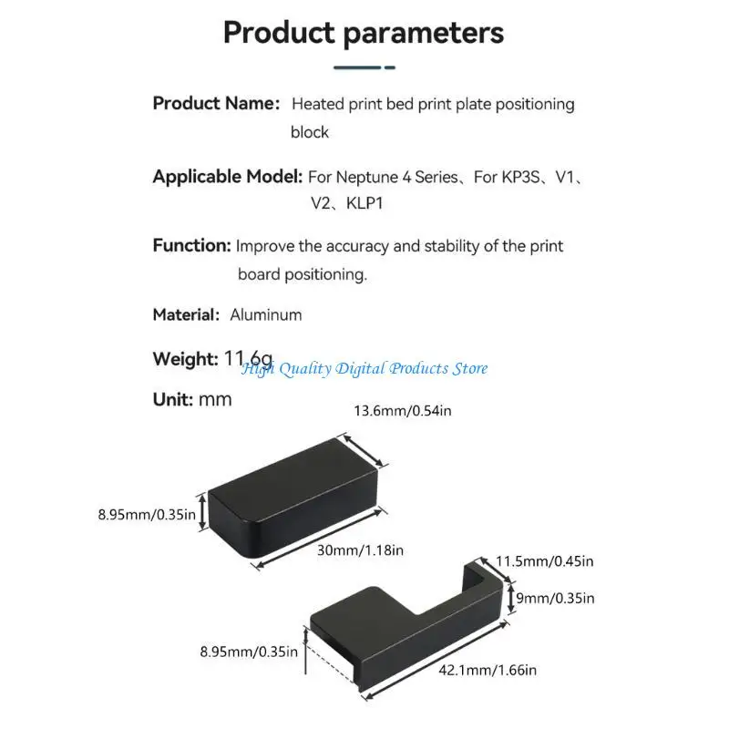 Blocco posizionamento della piastra stampa del focolaio U2JE per V1 KLP1 V2 Blocco posizionamento