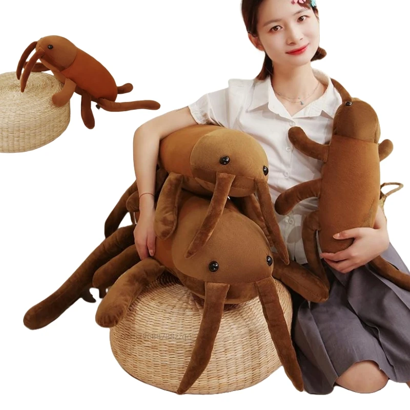 Simulation 40-80CM Cockroach Insect Animal Plush Toy Doll Super Soft Decor Toys Throw Pillow Baby Comfort Doll Gifts For Girls