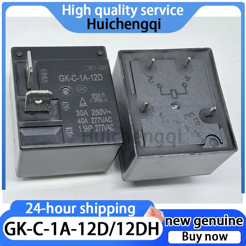 2 قطعة الأصلي حقيقية GK-C-1A-12D 12DH 4-pin 2-pin 30A40A تكييف الهواء سخان المياه التتابع