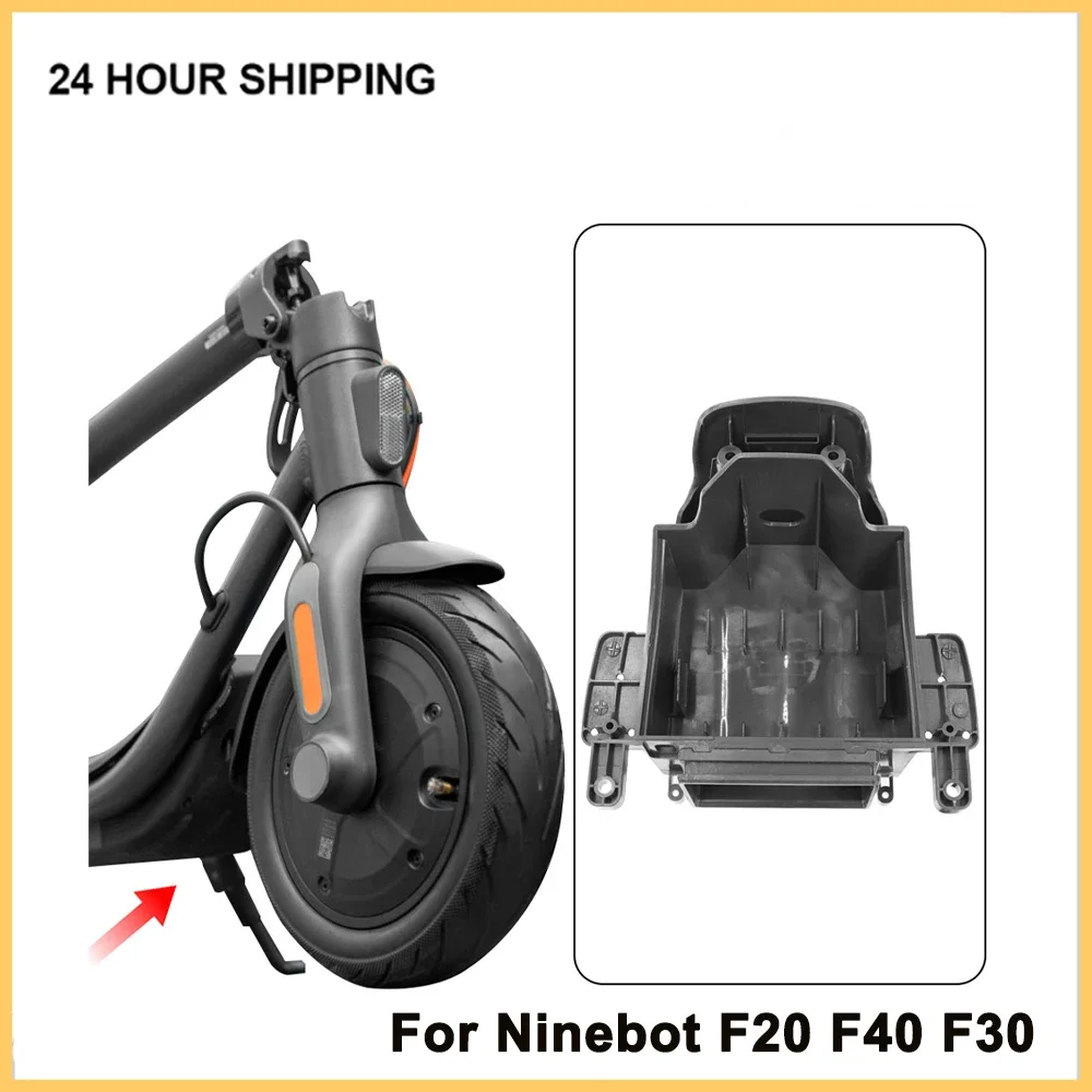 Electric Scooter Bottom Plate Battery Compartment Front Cover for Ninebot F20 F40 F30  Frame Plastic Shell Charging Port Parts