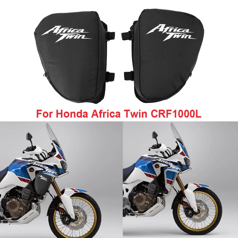 Travel Bag For Honda CRF1000L Motorcycle Frame Crash Bar Tool Bags For Honda CRF 1000L Africa Twin Adventure Sports Waterproof