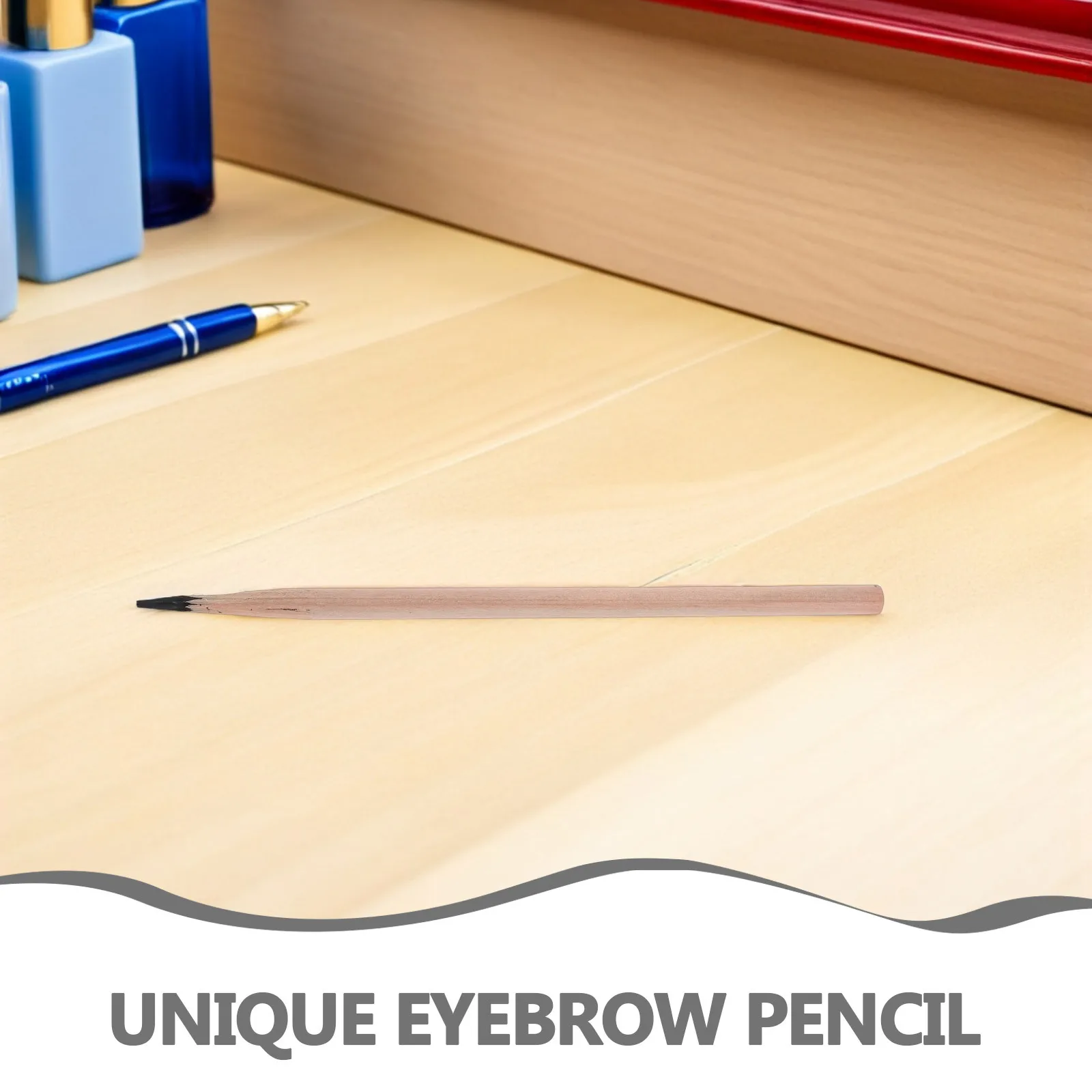 3Pcs Waterproof Eyebrow Pencil Design Sweatproof Smudgeproof Natural Brow Enhancer Precise Eyebrow Filler Makeup Tool